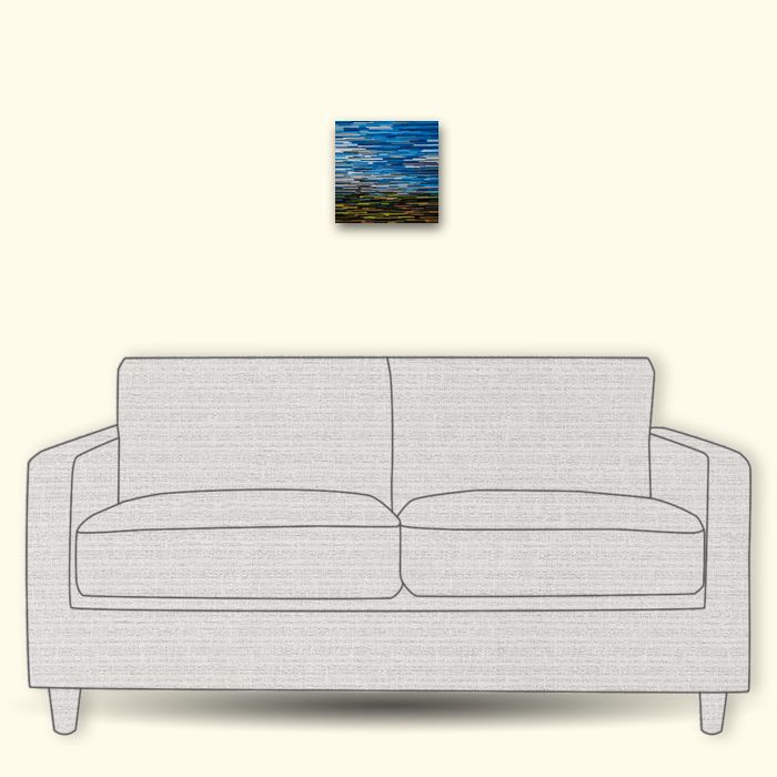 Context sizing with 2-seater sofa